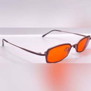 Vintage Bevel 8517 Bronze Oval Sunglasses Frames Only